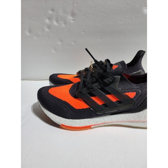 New Adidas UltraBoost 21 Carbon Solar Red 2021 Shoe FZ2559 Men\'s Size 10.5 main image 8